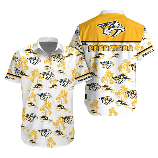 Nashville Predators Aloha Shirt, NHL Hawaiian Shirt Moonbestprint