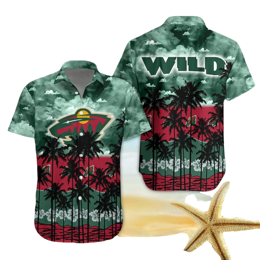 Minnesota Wild Hawaiian Shirt 1, NHL Hawaiian Shirt Moonbestprint