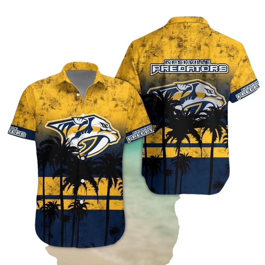 Nashville Predators Hawaii Shirt, NHL Hawaiian Shirt Moonbestprint