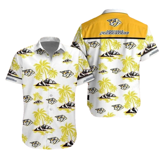 Nashville Predators Hawaiian Shirt 3, NHL Hawaiian Shirt Moonbestprint