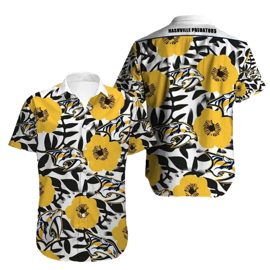 Nashville Predators Hawaiian Shirt 4, NHL Hawaiian Shirt Moonbestprint