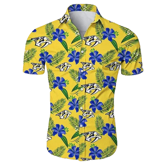 Nashville Predators Hawaiian Shirt 5, NHL Hawaiian Shirt Moonbestprint