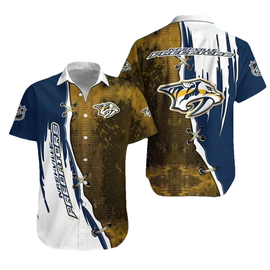 Nashville Predators Team Hawaiian Shirt 3, NHL Hawaiian Shirt Moonbestprint