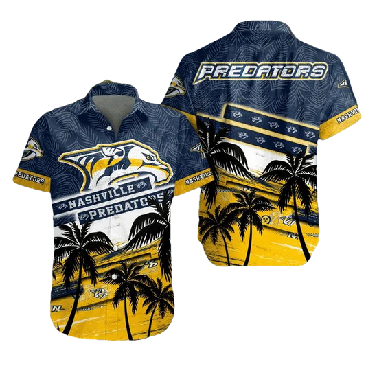 Nhl Nashville Predators Hawaiian Shirt, NHL Hawaiian Shirt Moonbestprint