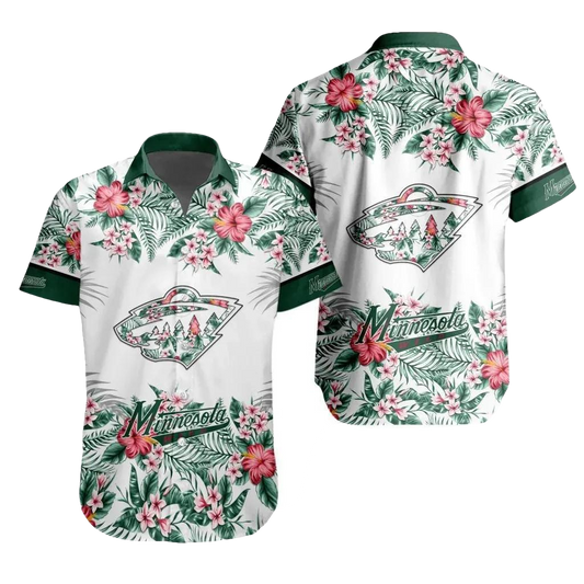 NHL Minnesota Wild Special Hawaiian Shirt 2, NHL Hawaiian Shirt Moonbestprint
