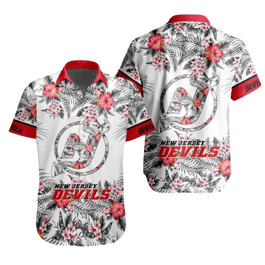 NHL New Jersey Devils Special Hawaiian Shirt, NHL Hawaiian Shirt Moonbestprint