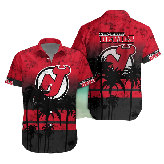 New Jersey Devils Hawaii Shirt, NHL Hawaiian Shirt Moonbestprint