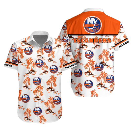 New York Islanders Aloha Shirt, NHL Hawaiian Shirt Moonbestprint