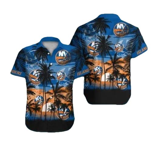 New York Islanders Hawaiian Shirt, NHL Hawaiian Shirt Moonbestprint