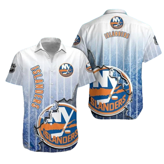 Winter Vibe New York Islanders NHL Hawaiian Shirt, NHL Hawaiian Shirt Moonbestprint