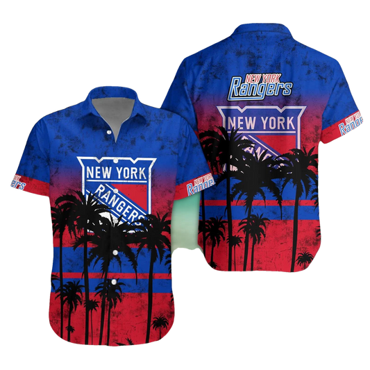 New York Rangers Hawaii Shirt, NHL Hawaiian Shirt Moonbestprint