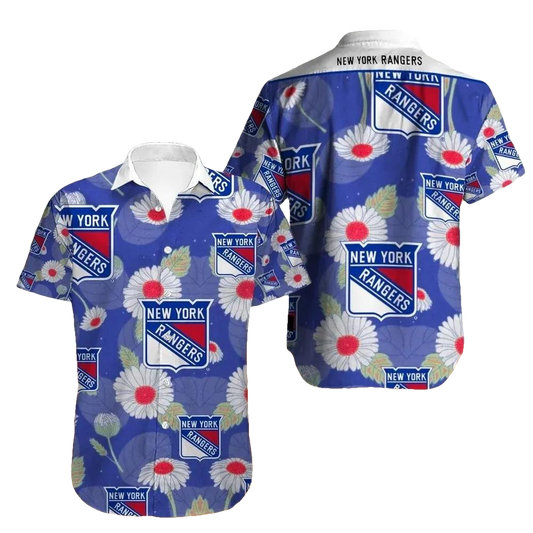 New York Rangers Hawaiian Shirt 4, NHL Hawaiian Shirt Moonbestprint