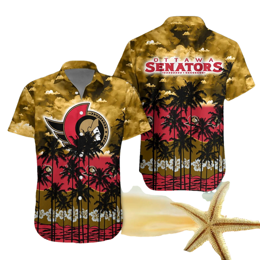 Ottawa Senators Hawaiian Shirt 5, NHL Hawaiian Shirt Moonbestprint