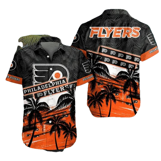 Nhl Philadelphia Flyers Hawaiian Shirt, NHL Hawaiian Shirt Moonbestprint