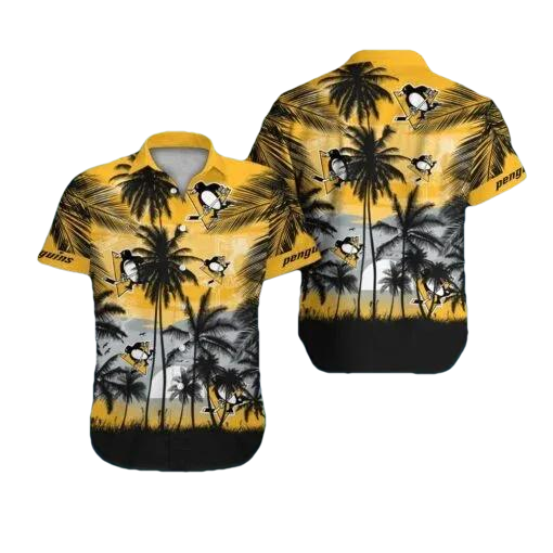 Pittsburgh Penguins Hawaiian Shirt 1, NHL Hawaiian Shirt Moonbestprint