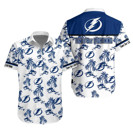 Tampa Bay Lightning Aloha Shirt, NHL Hawaiian Shirt Moonbestprint