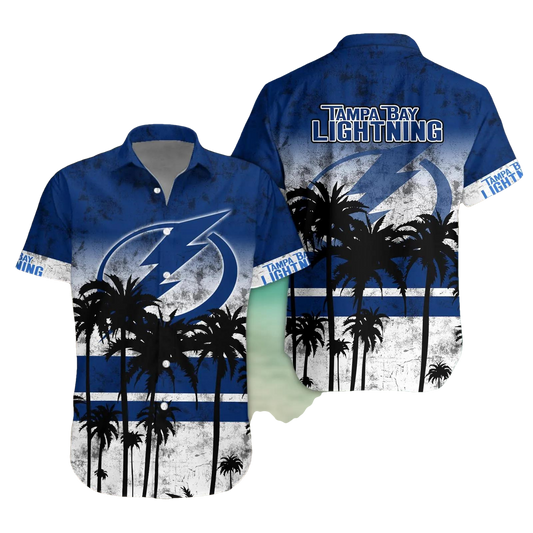 Tampa Bay Lightning Hawaii Shirt, NHL Hawaiian Shirt Moonbestprint
