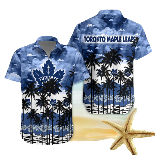 Toronto Maple Leafs Hawaiian Shirt, NHL Hawaiian Shirt Moonbestprint
