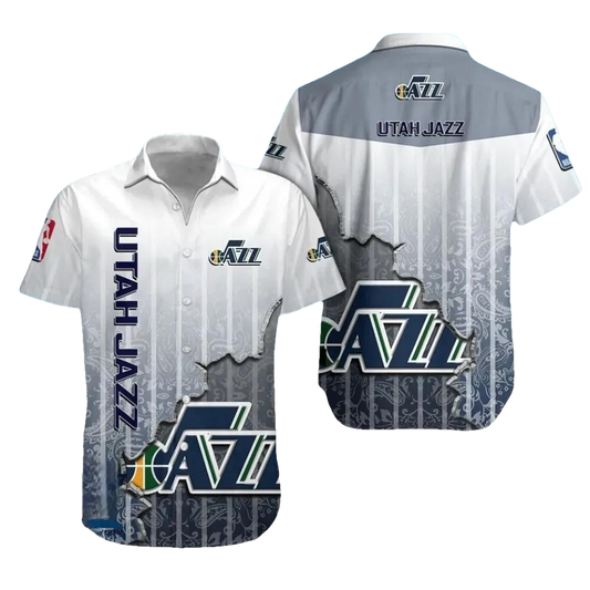 Utah Team Jazzz Hawaiian Shirt, NHL Hawaiian Shirt Moonbestprint