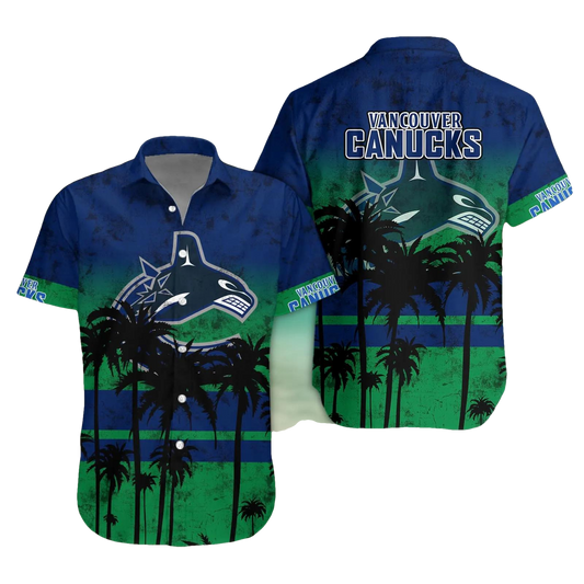 Vancouver Canucks Hawaii Shirt, NHL Hawaiian Shirt Moonbestprint