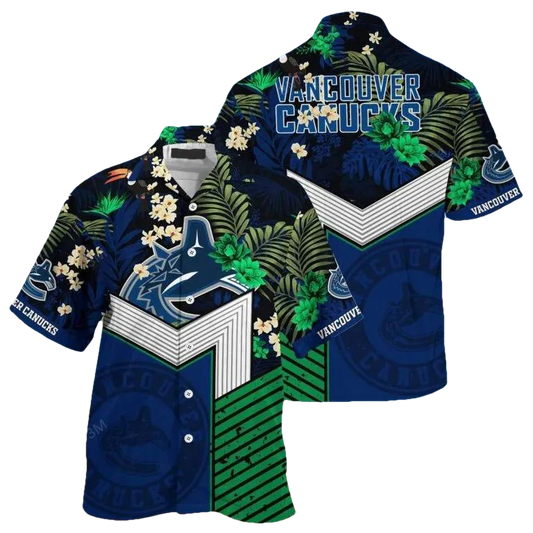 Vancouver Canucks Hawaiian Shirt 2, NHL Hawaiian Shirt Moonbestprint