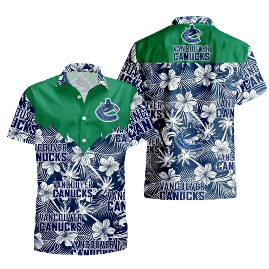 Vancouver Canucks Hawaiian Shirt 6, NHL Hawaiian Shirt Moonbestprint
