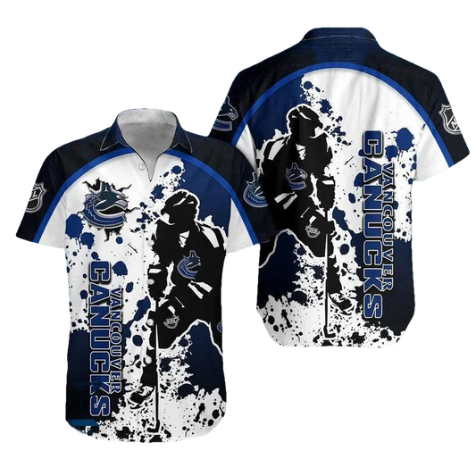 Vancouver Canucks Team Hawaiian Shirt 8, NHL Hawaiian Shirt Moonbestprint