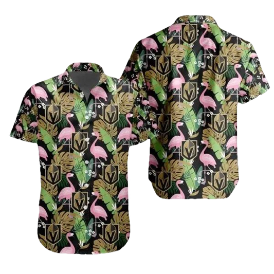 NHL Vegas Golden Knights Special Aloha Style Design 3D Hawaiian Shirt, NHL Hawaiian Shirt Moonbestprint
