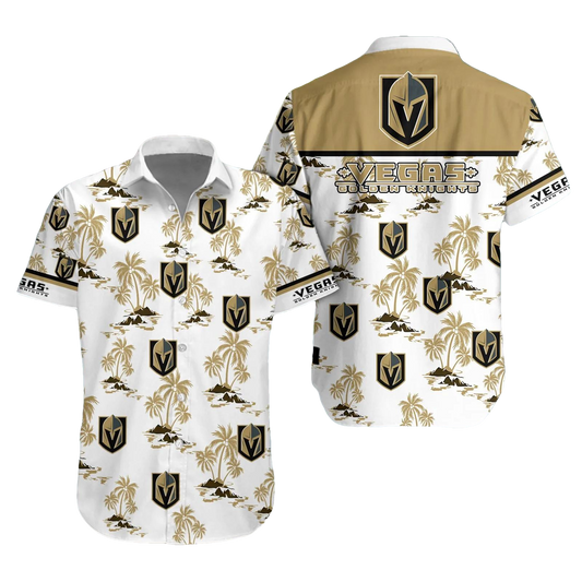 Vegas Golden Knights Aloha Shirt, NHL Hawaiian Shirt Moonbestprint