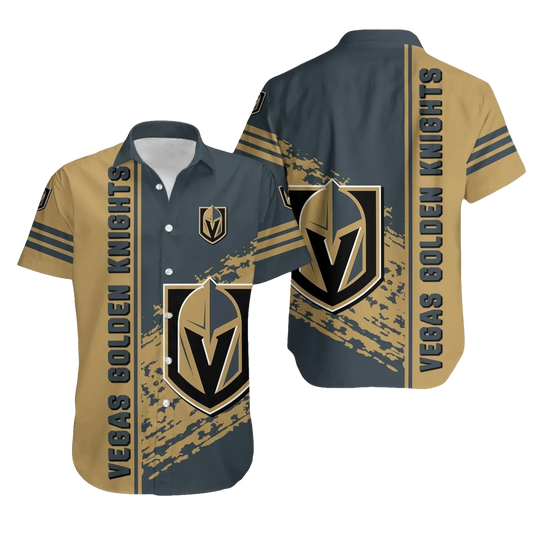 Vegas Golden Knights Hawaiian Shirt Quarter Style - NHL, NHL Hawaiian Shirt Moonbestprint