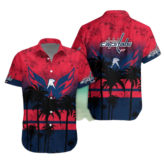 Washington Capitals Hawaii Shirt, NHL Hawaiian Shirt Moonbestprint