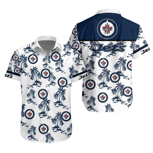 Winnipeg Jets Aloha Shirt, NHL Hawaiian Shirt Moonbestprint