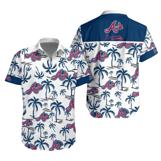 Atlanta Baseball Team Bravess Hawaiian Shirt, MLB Hawaiian Shirt Moonbestprint