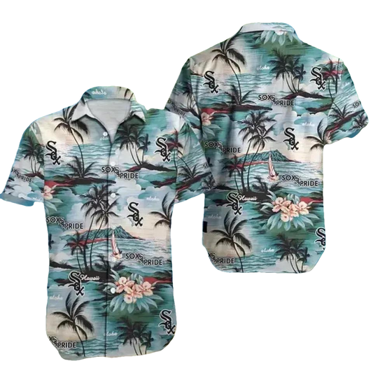 Chicago White Baseball Team Soxs Hawaiian Shirt, MLB Hawaiian Shirt Moonbestprint