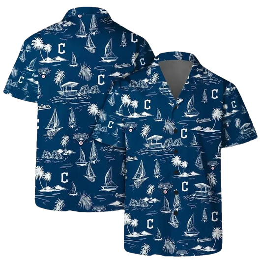 Cleveland Guardians  Nautical Adventure Hawaiian Shirt, MLB Hawaiian Shirt Moonbestprint