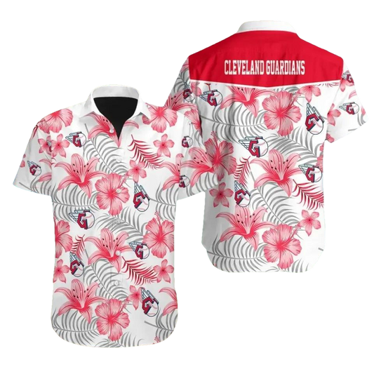 Cleveland Baseball Team Guardianss Hawaiian Shirt, MLB Hawaiian Shirt Moonbestprint