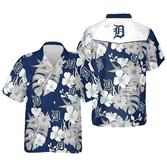 Detroit Baseball Team Tigerss Hawaiian Shirt 1, MLB Hawaiian Shirt Moonbestprint