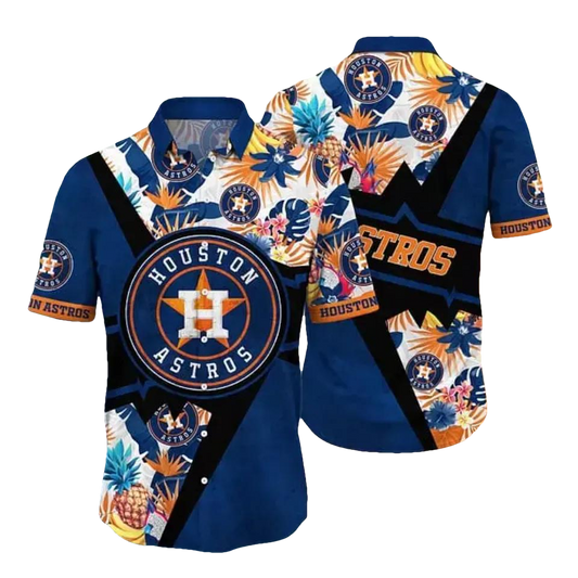 Houston Astros Hawaiian Shirt Long Days Aloha Shirt, MLB Hawaiian Shirt Moonbestprint