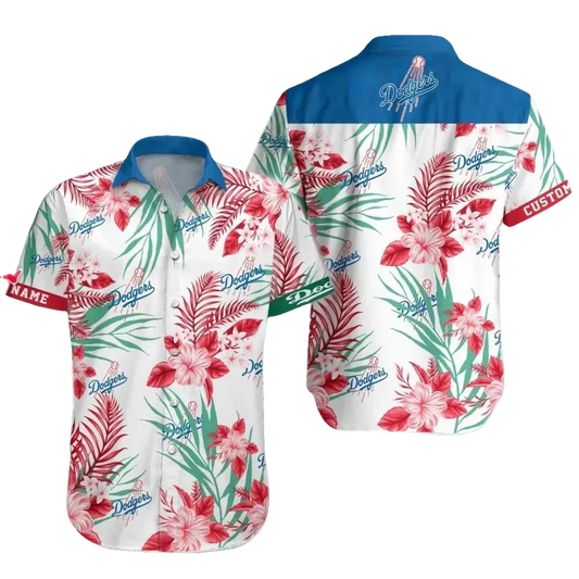 Los Angeles Baseball Team Dodgerss Hawaiian Shirt, MLB Hawaiian Shirt Moonbestprint