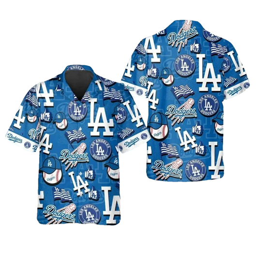 Los Angeles Dodgers Hawaiian Shirt, MLB Hawaiian Shirt Moonbestprint