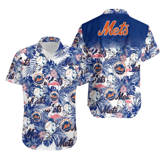 New York Baseball Team Metss Hawaiian Shirt, MLB Hawaiian Shirt Moonbestprint