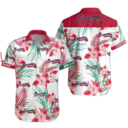 Personalized Atlanta Baseball Team Bravess Hawaiian Shirt, MLB Hawaiian Shirt Moonbestprint