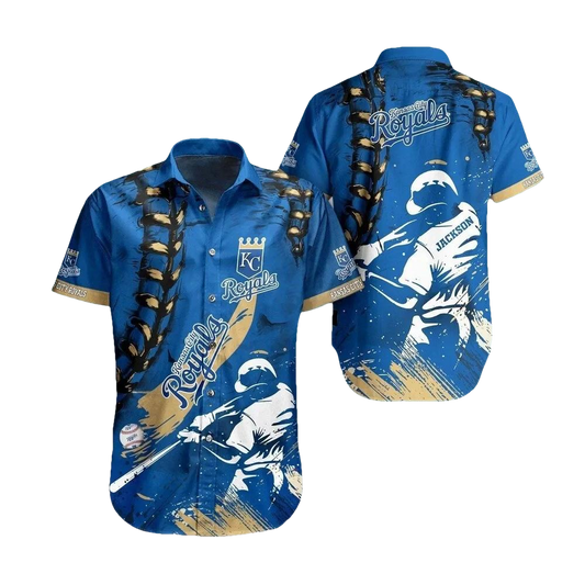 Personalized Kansas City Baseball Team Royalss Hawaiian Shirt, MLB Hawaiian Shirt Moonbestprint