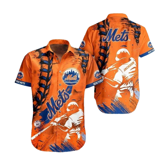 Personalized New York Baseball Team NY Metss Casual Shirt, MLB Hawaiian Shirt Moonbestprint