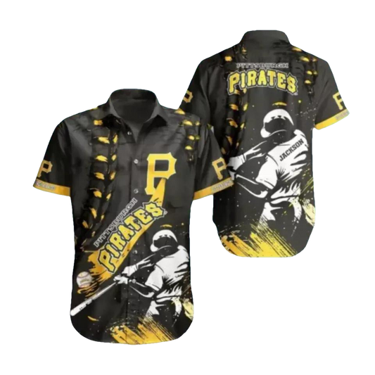 Personalized Pittsburgh Baseball Team Piratess Hawaiian Shirt, MLB Hawaiian Shirt Moonbestprint