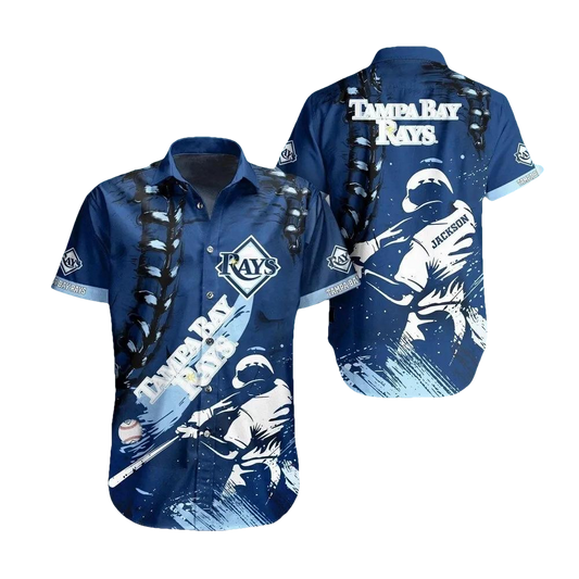 Personalized Tampa Bay Baseball Team Rayss Hawaiian Shirt, MLB Hawaiian Shirt Moonbestprint