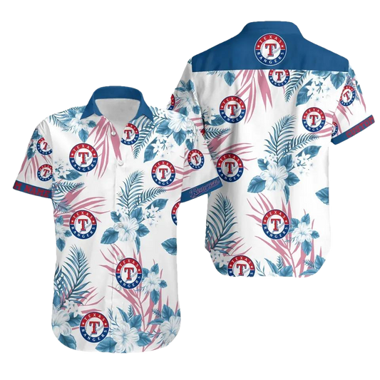 Texas Baseball Team Rangerss Hawaiian Shirt, MLB Hawaiian Shirt Moonbestprint