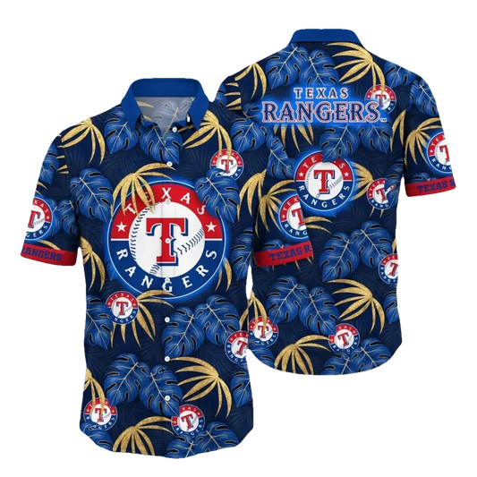 Texas Baseball Team Rangerss Hawaiian Shirt 1, MLB Hawaiian Shirt Moonbestprint