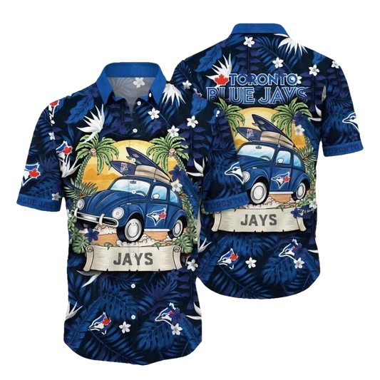 Toronto Baseball Team Blue Jayss Hawaiian Shirt 2, MLB Hawaiian Shirt Moonbestprint