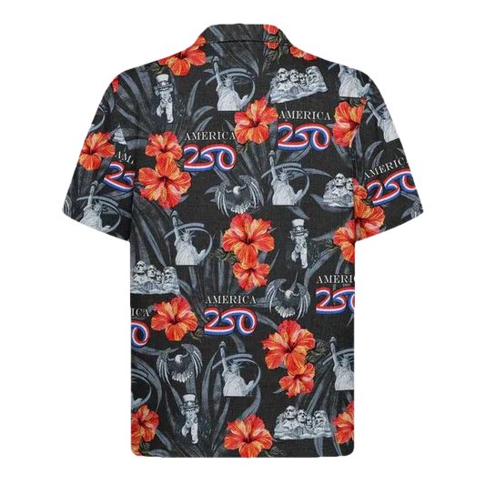 American 250th Anniversary Hawaiian Shirt, 250th Anniversary Shirt, 250th Anniversary Gift Moonbestprint